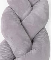 ظفيرة رمادي مع دبدوب