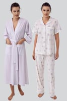 طقم قطن تركي ثلاث قطع