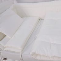 طقم حاجز سرير أطفال مبطن عدد 5 قطع