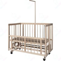 سرير هزاز وثابت خشب