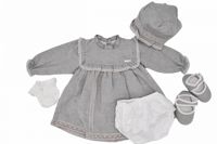 فستان رصاصي تركي