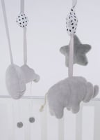 بيبي موبايل خشخيشة موسيقية متحركة دوارة جذابة، للم...