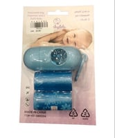 حامل أكياس المهملات مع اثنين لفة بلاستك