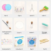 بوكس ذكرى عجينة ذكرى بصمة قدم الطفل الرضيع مع العا...