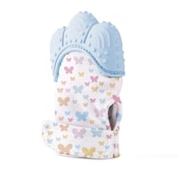 عضاضة تسنين اطفال سيليكون علي شكل قفازات يد