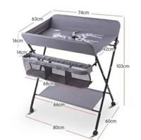 طاولة تغيير للأطفال مع ادراج تخزين من بيلكو -belec...