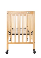 سرير حضانة Elphybaby للأطفال لون خشبي