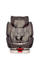 كرسي سيارة من غير فيكس لون رمادي قابل للدوران . وض...