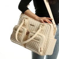 شنطة جلد أسباني قطعتين