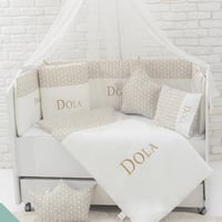 طقم سرير قطن تركي أنيق للاستقبال بعدت الوان