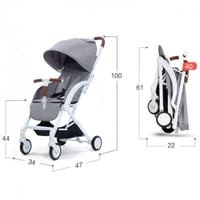 عربة أطفال صغيرة الحجم مناسبة للسفر من إلفي بيبي