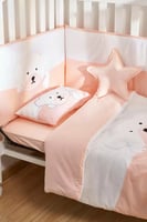 طقم سرير أطفال مكون من 6 قطع