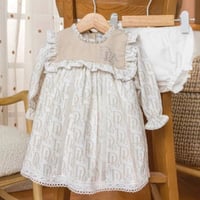 طقم تركي قطعتين فستان+ كلوت