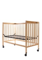 سرير حضانة Elphybaby للأطفال لون خشبي