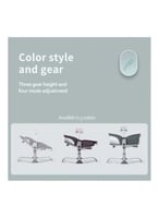 سرير هزاز فاخر 6 في 1 متعدد الوظائف للاطفال-رمادي