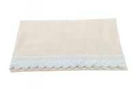 طرحة أستقبال مزينه بدانتيل