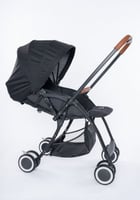 عربة أطفال 5 في1 خفيفة الوزن مع ظهر مائل ومظلة وقض...