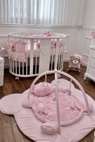 بساط جلسة العاب الدب - وردي