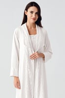 روب استقبال قطن تركي قطعتين