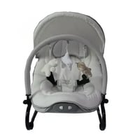 إلفي بيبي كرسي هزاز للأطفال مزود بموسيقى لون رمادي...