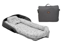 شنطة 2في1 شنطة سفر ورحلات للامهات تتحول الى سرير م...