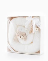 حاجز سرير - أبيض