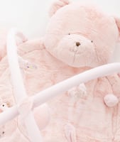 بساط جلسة العاب الدب - وردي