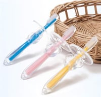 فرشاة أسنان مصنوعة من السيليكون الغذائي الطبي بنسب...