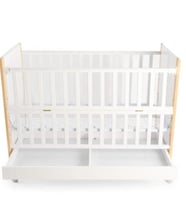 سرير أطفال خشبي مع ناموسيه متعدد الوظائف(70-130)