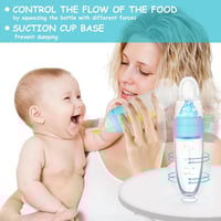 ملعقة توزيع طعام الرضيع سيليكون