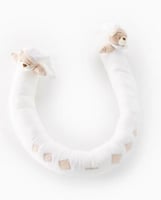 حاجز سرير - أبيض