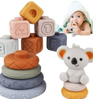 مجموعة ألعاب حسية للأطفال من عمر 6 إلى 12 شهرًا -...