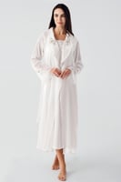 روب استقبال قطن تركي قطعتين