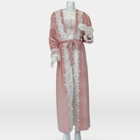 روب استقبال مخمل من قطعتين