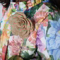 فستان ملون مشجر تركي