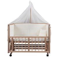 سرير هزاز وثابت خشب