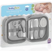 طقم عناية بالطفل - رمادي