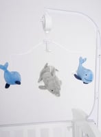 بيبي موبايل خشخيشة موسيقية متحركة دوارة جذابة، للم...