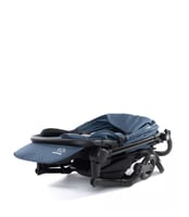 عربية أطفال أمامي وخلفي- وتدخل الطيارة-لون أزرق