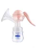 شفاط يدوي مضخة حليب يدوية مع زجاجتين