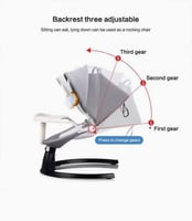 كرسي هزاز للأطفال البلوتوث الذكي-سرير هزاز كهربائي