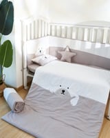 طقم سرير أطفال مكون من 6 قطع