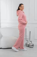 ترنج شتوي كاجوال سحاب بأكمام طويلة وقبعة