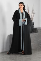 عباية قماش كريب ناعم