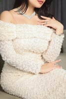 فستان سهرة طويل شك