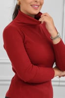 هاينك نسائي بياقة عالية وأكمام طويلة