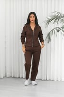 ترنج شتوي سحاب رياضي مع قبعة