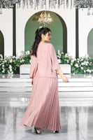 فستان سهرة بكسرات