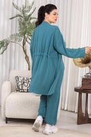 طقم كاجوال كم طويل 3 قطع