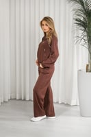 ترنج شتوي كاجوال سحاب بأكمام طويلة وجيب